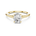 Oval Diamond Solitaire Engagement Ring
