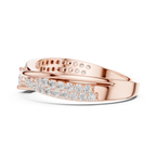Round Diamond Split Shank Engagement Ring