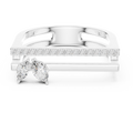 Marquise Diamond Open Bar Engagement Ring