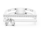 Marquise Diamond Open Bar Engagement Ring