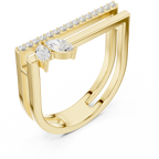 Marquise Diamond Open Bar Engagement Ring