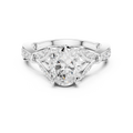 Oval Diamond Vintage Pavé Engagement Ring