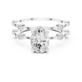 Oval Diamond Multi-Stone Engagement Ring