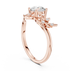 Nature-Inspired Diamond Engagement Ring