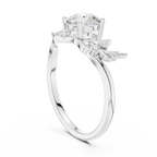 Nature-Inspired Diamond Engagement Ring