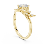 Nature-Inspired Diamond Engagement Ring