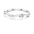 Marquise Diamond Twist Wedding Ring