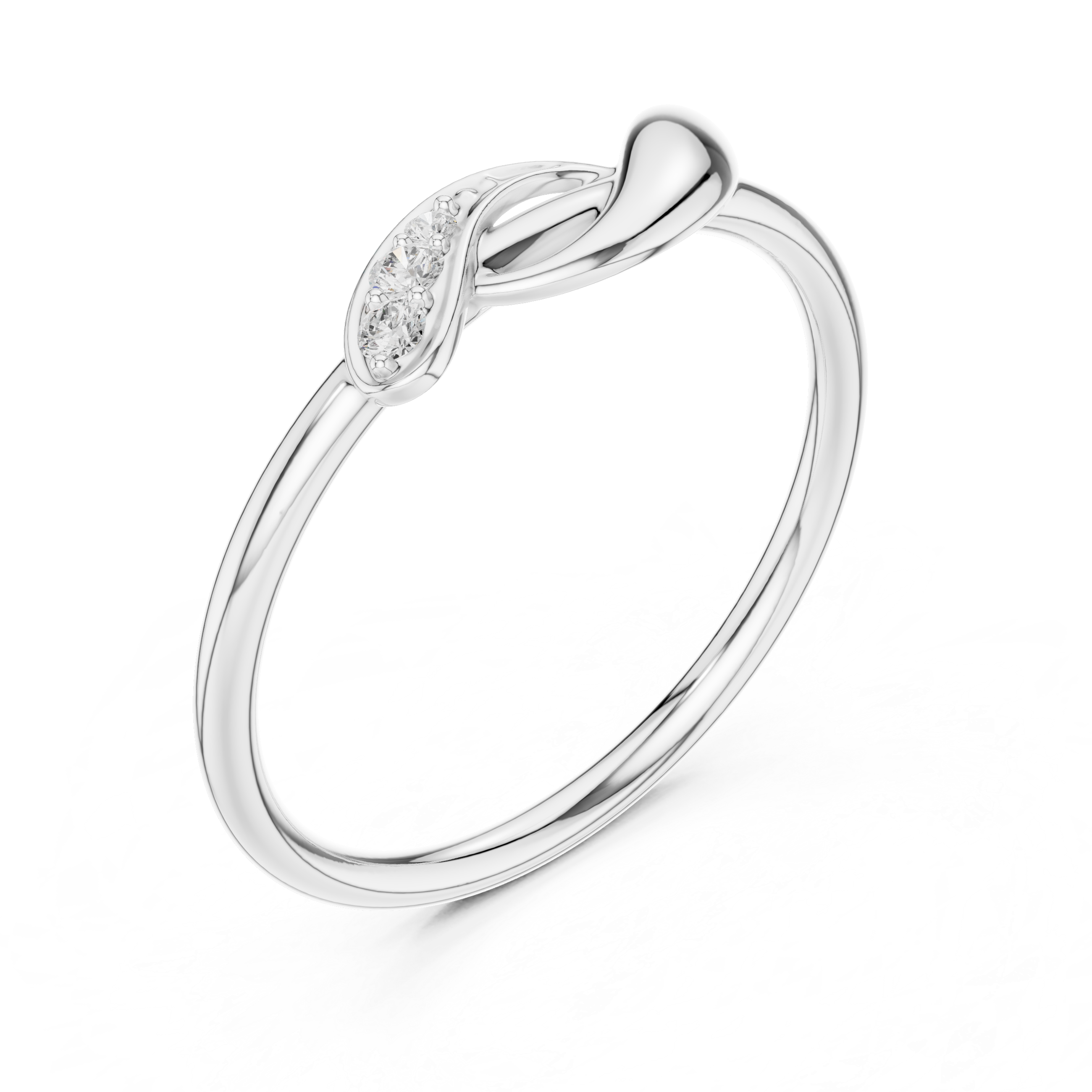 Infinity Diamond Promise Ring
