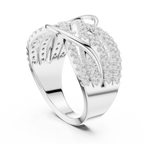 Diamond Infinity Crossover Statement Ring