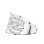Diamond Infinity Crossover Statement Ring