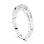 Round Diamond Cluster Engagement Ring