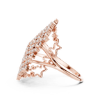 Diamond Cluster Cocktail Ring