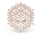 Diamond Cluster Cocktail Ring
