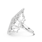 Diamond Cluster Cocktail Ring