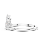 Marquise Floral Diamond Cluster Ring