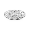 Marquise Floral Diamond Cluster Ring