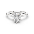 Heart Cut Solitaire Engagement Ring