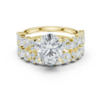Oval Cut Multi-Row Diamond Statement Ring