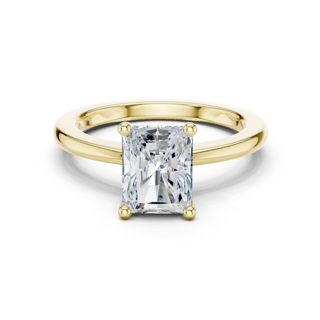 Radiant Cut Solitaire Engagement Ring