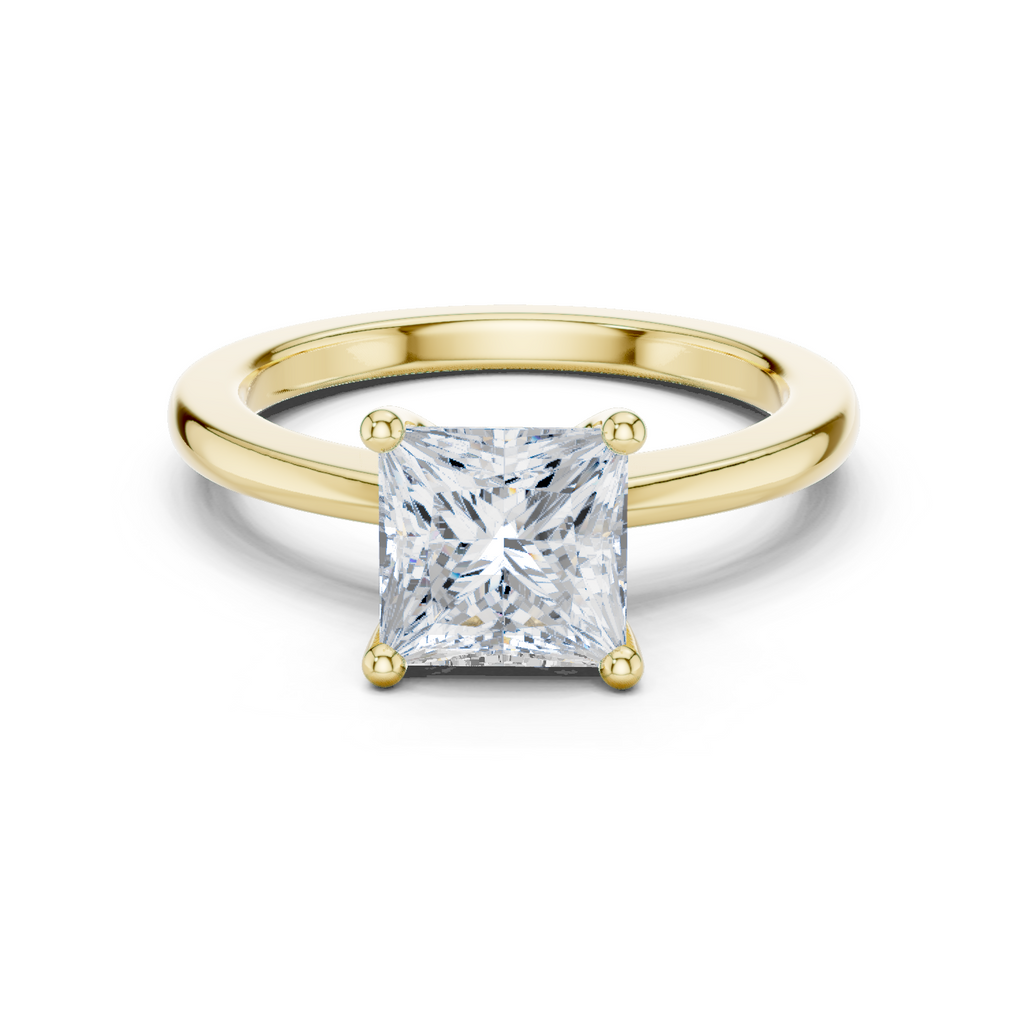 Princess Cut Solitaire Engagement Ring
