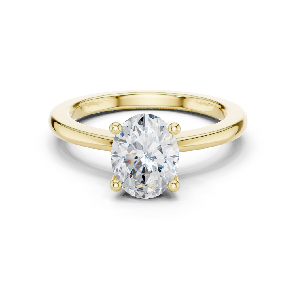 Oval Cut Solitaire Engagement Ring