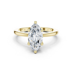 Marquise Cut Solitaire Engagement Ring