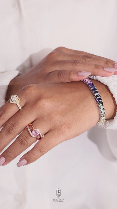 Jewelix Atelier diamond solitaire necklace jewellery video