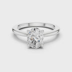 Oval Cut Solitaire Engagement Ring