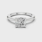 Cushion Cut Solitaire Engagement Ring