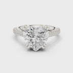 White Éterna Heart Ring