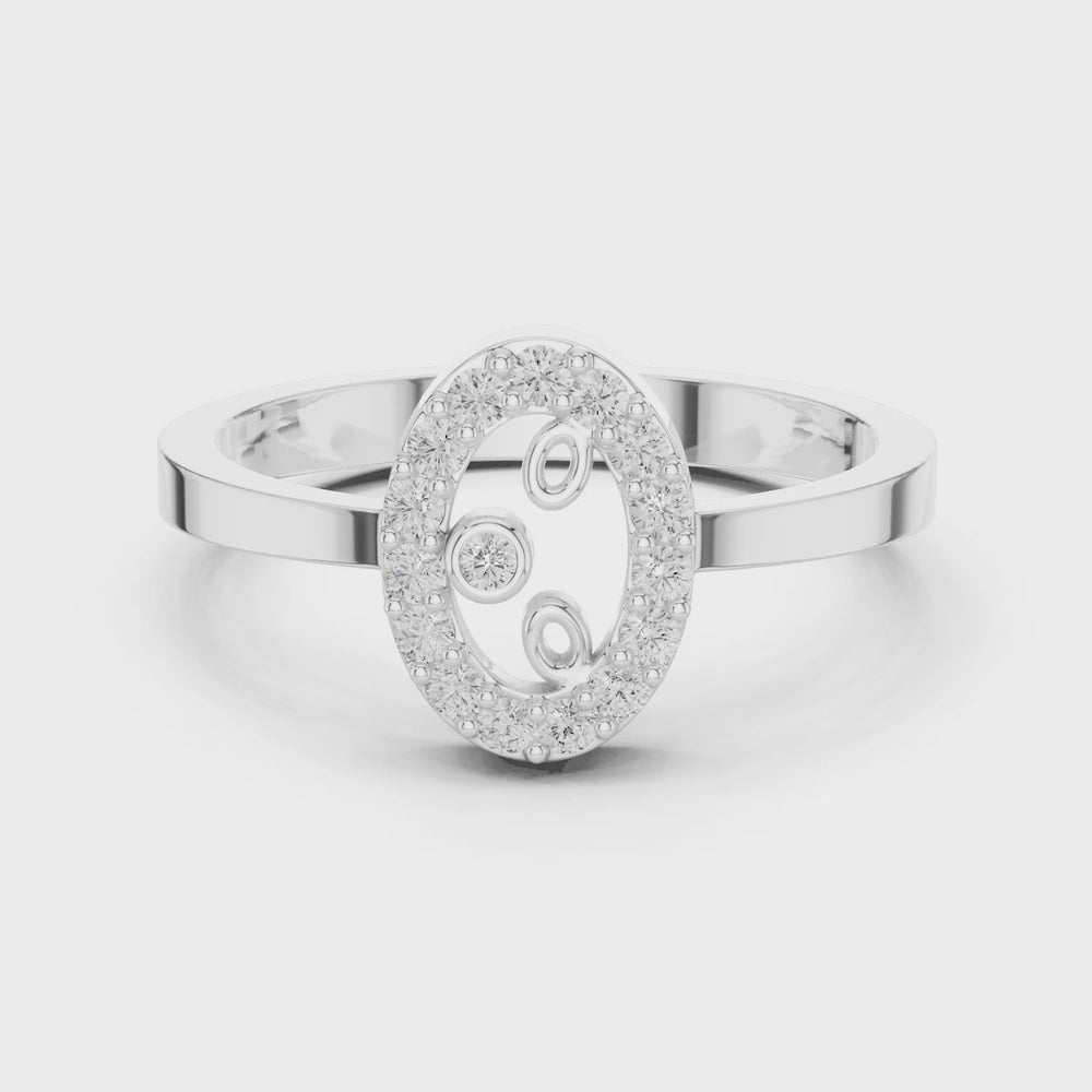 Vintage Halo Diamond Cluster Ring in Rose Gold