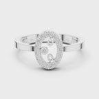 Vintage Halo Diamond Cluster Ring in Rose Gold