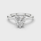 Heart Cut Solitaire Engagement Ring
